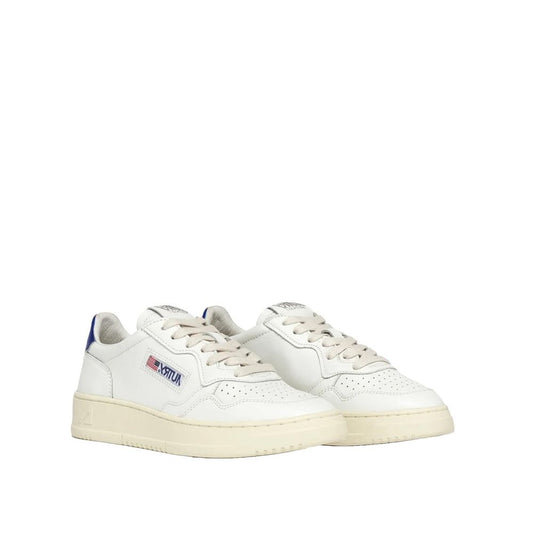 Autry White Leather Low Top Sneakers