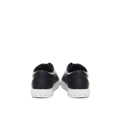 Valentino Garavani Black Calfskin Low Top Sneakers