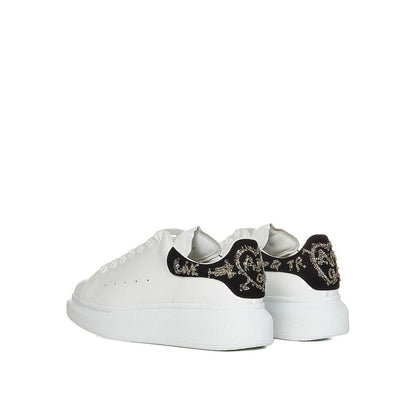 Alexander McQueen White Calfskin Chunky Sneakers
