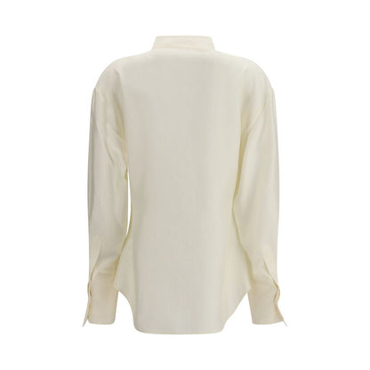 Rohe Beige Silk Dress Shirt