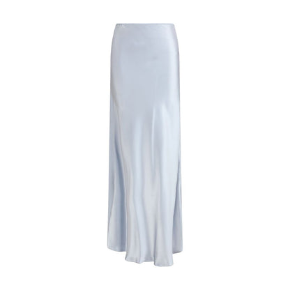 Fabiana Filippi Blue Viscose Long Skirt