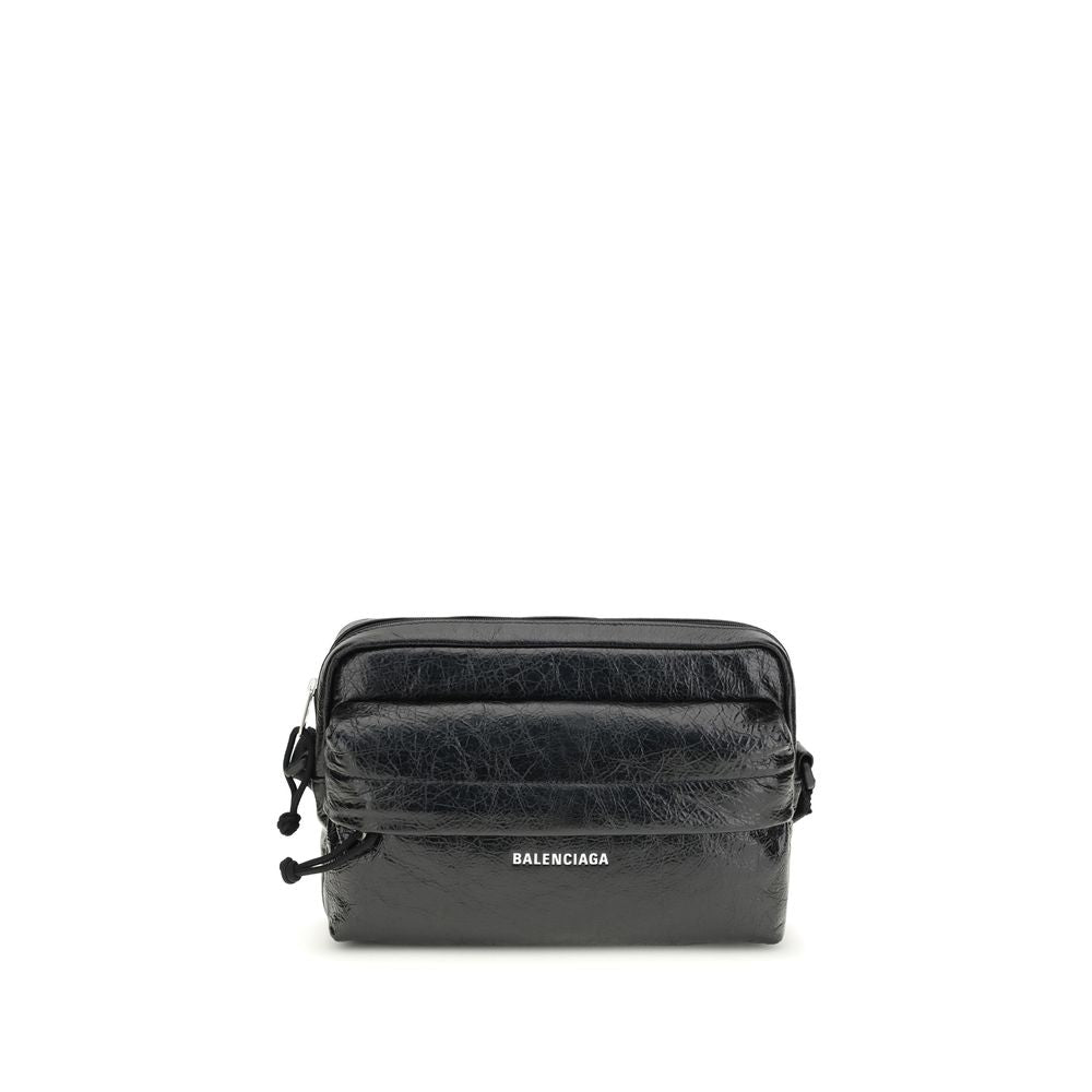 Balenciaga Black Lamb Ovis Aries Aries Shoulder Bag