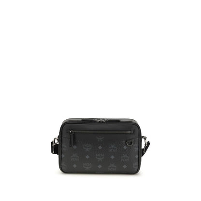 MCM Black Polyethylene Shoulder Bag