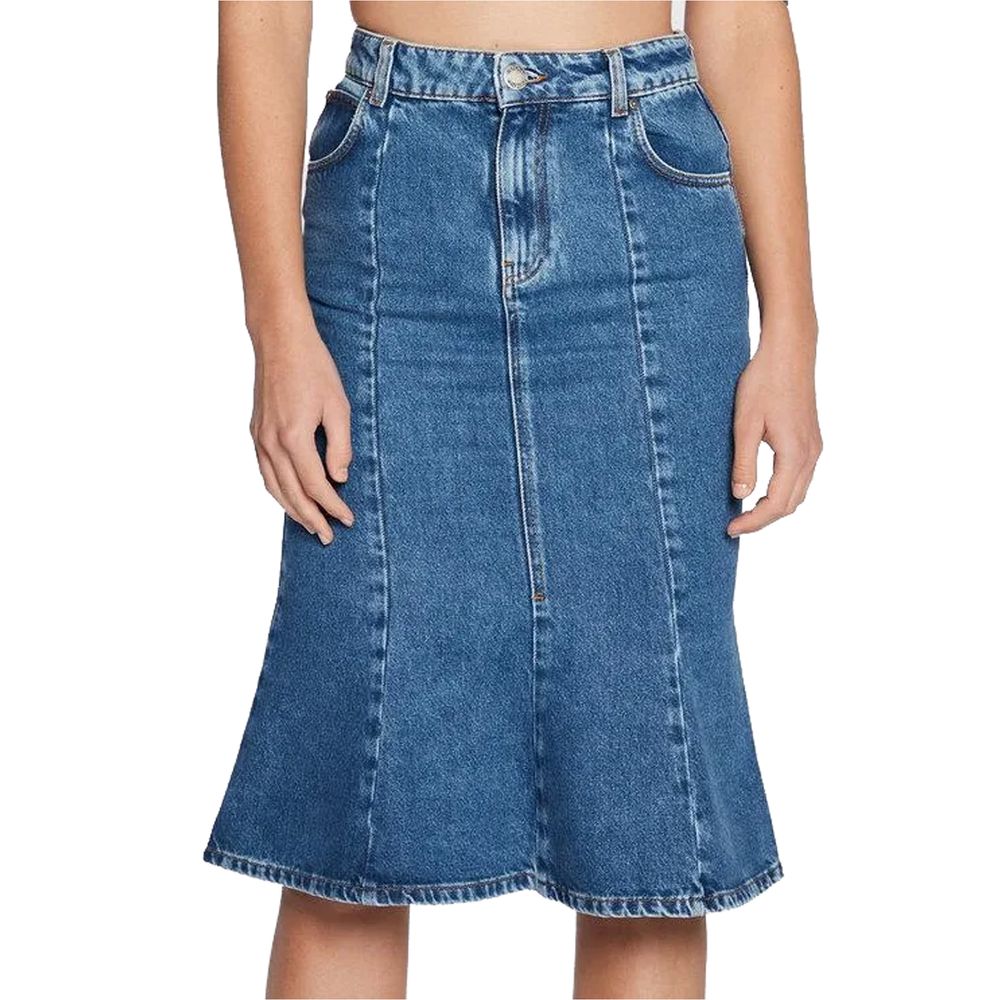 PINKO Blue Denim Skirt