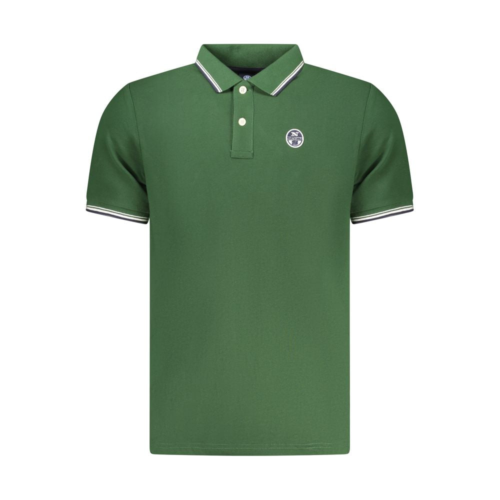 North Sails Green Cotton Polo Shirt