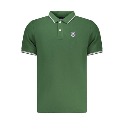 North Sails Green Cotton Polo Shirt