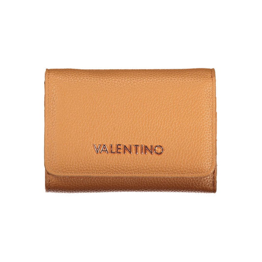 Valentino Brown Polyethylene Wallet