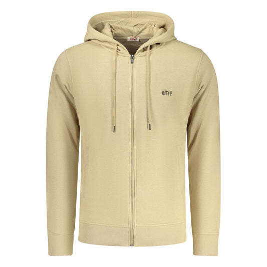 Rifle Beige Cotton Men's Hoodie
