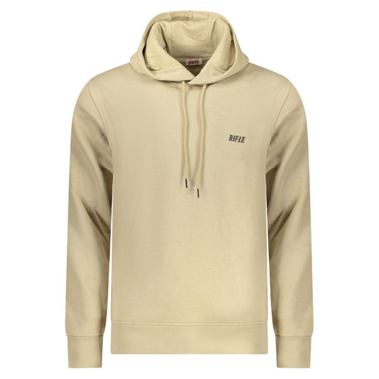 Rifle Beige Cotton Men's Sweatshirt