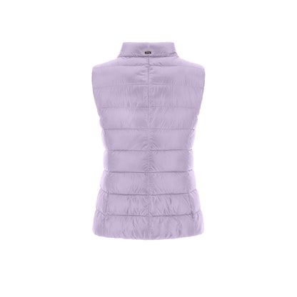 Herno Purple Polyamide Sleveless Jacket