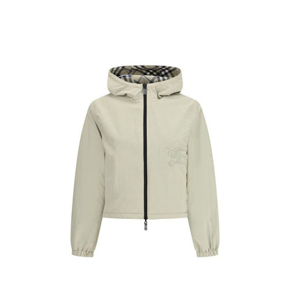 Burberry Gray Polyamide Shell Jacket