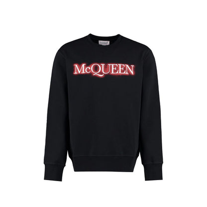Alexander McQueen Black Cotton Sweatshirt