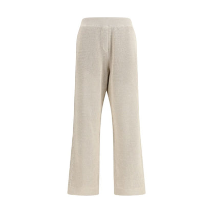 Brunello Cucinelli Beige Cotton Casual Pants