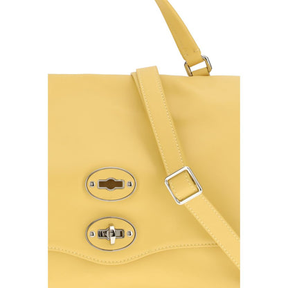 Zanellato Bicolor Calf Leather Bos Taurus Shoulder Bag
