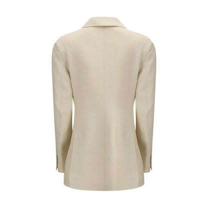 P.A.R.O.S.H. Beige Cotton Blazer