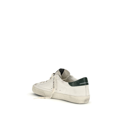 Golden Goose White Calf Leather Bos Taurus Low Top Sneakers