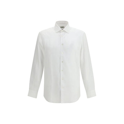 Etro White Linen Dress Shirt