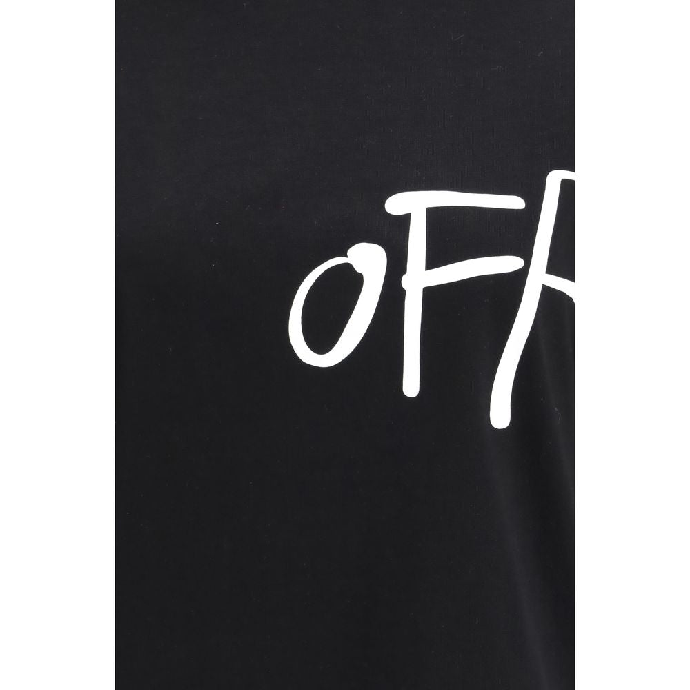 Off-White Black Cotton T-Shirt