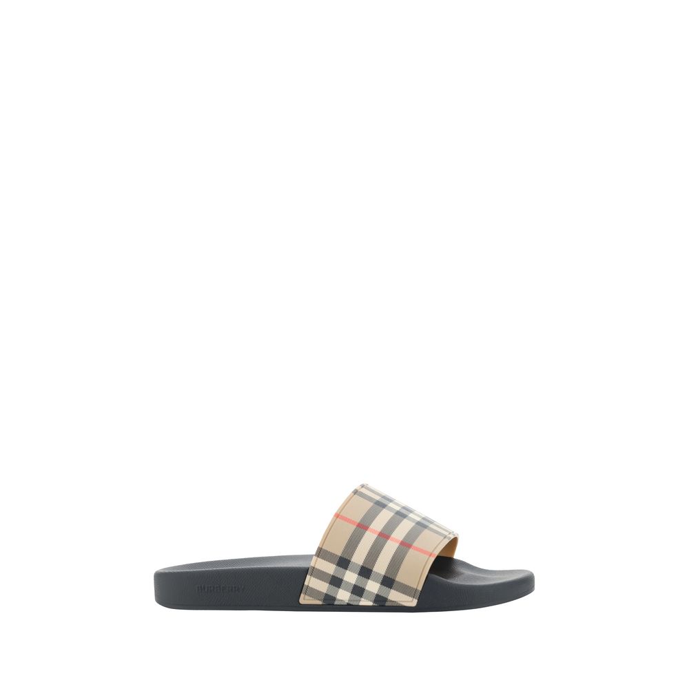 Burberry Brown Polyethylene Flat Sandals