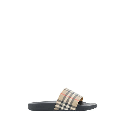Burberry Brown Polyethylene Flat Sandals