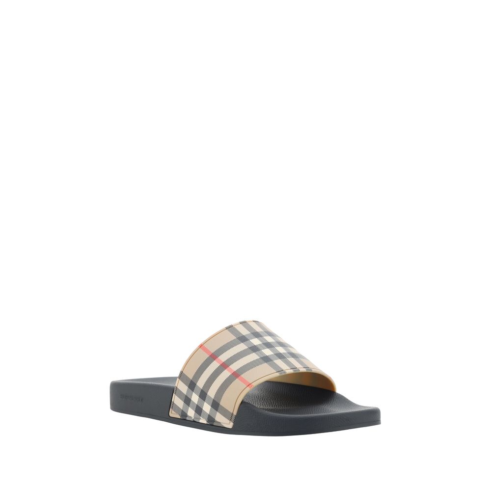 Burberry Brown Polyethylene Flat Sandals