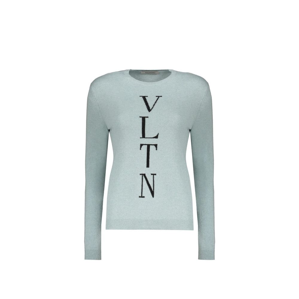 Valentino Blue Angora Sweatshirt