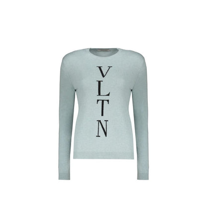 Valentino Blue Angora Sweatshirt