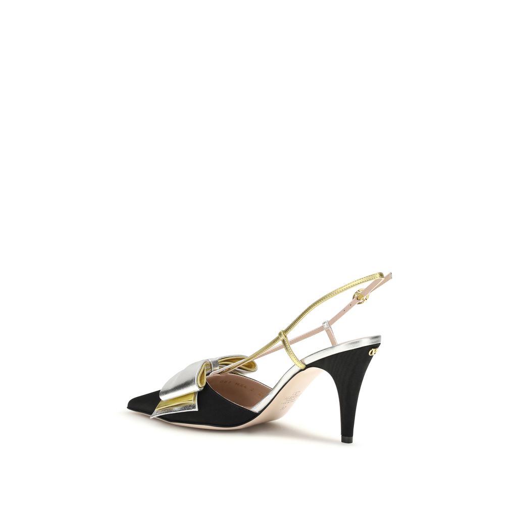 Valentino Garavani Multicolor Viscose High Heel Pumps