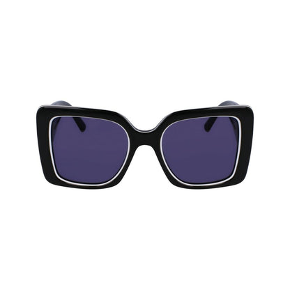 Karl Lagerfeld Black Acetate Sunglasses