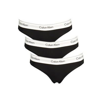 Calvin Klein Black Cotton Women Underwear