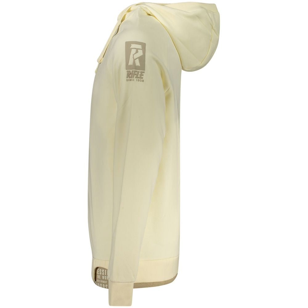 Rifle White Cotton Men's Sweatshirt