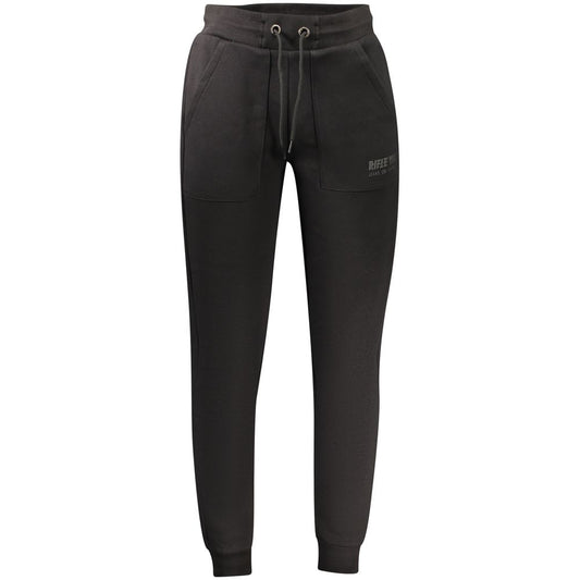 Rifle Black Cotton Men's Track Pant