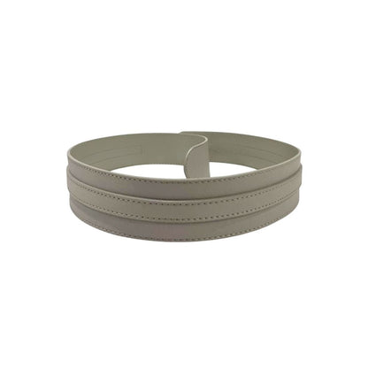 Borbonese Grey Genuine Leather Women's Belt