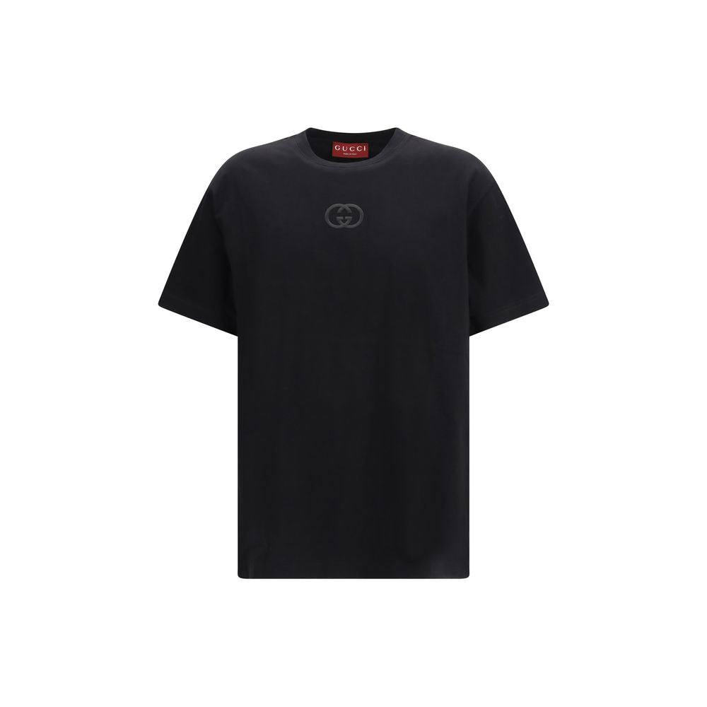 Gucci Black Cotton T-Shirt
