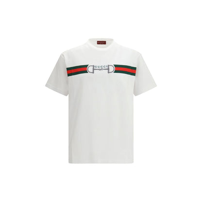 Gucci White Cotton T-Shirt