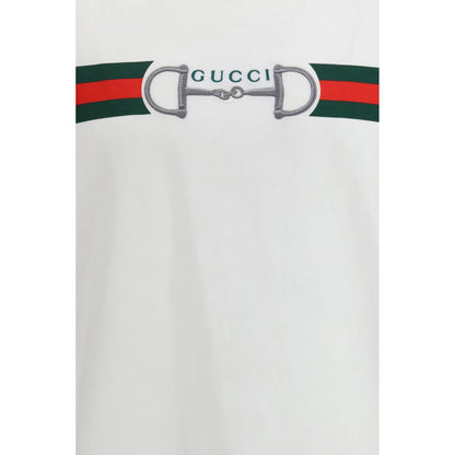 Gucci White Cotton T-Shirt