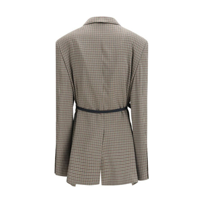 Balenciaga Multicolor Lyocell Coat