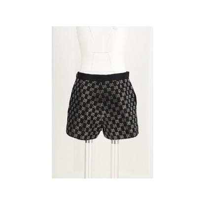 Gucci Black Viscose Shorts