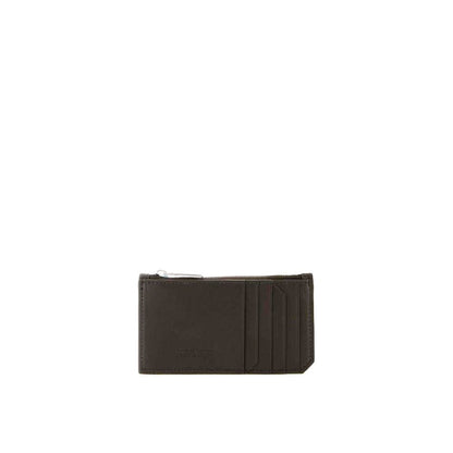 Bottega Veneta Brown Calfskin Cardholder