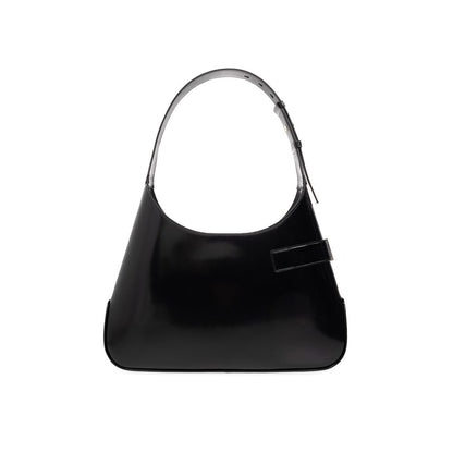 Salvatore Ferragamo Black Calfskin Shoulder Bag