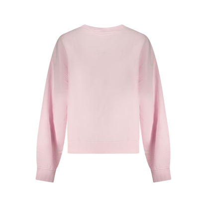 Tommy Hilfiger Pink Cotton Women Sweatshirt