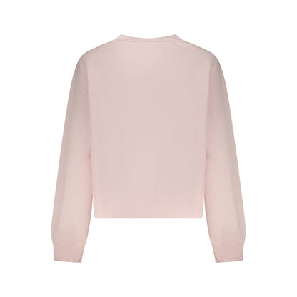 Tommy Hilfiger Pink Cotton Women Sweatshirt
