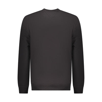 Tommy Hilfiger Black Cotton Men Sweatshirt