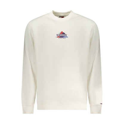 Tommy Hilfiger White Cotton Men's Sweatshirt