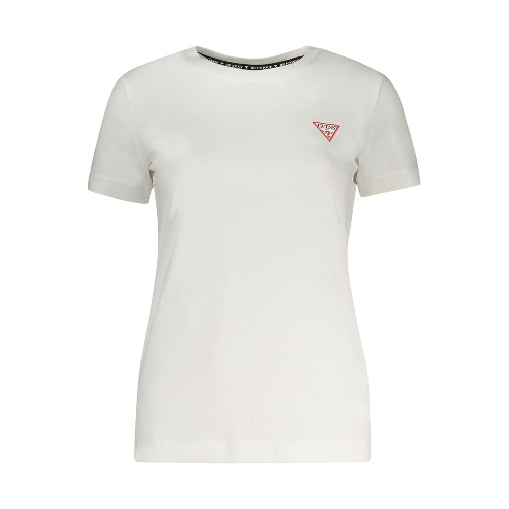 Guess Jeans Bianco Cotton Women T-Shirt