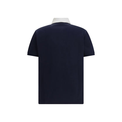 Gucci Blue Cotton Polo Shirt