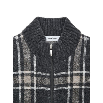 Gran Sasso Gray Wool Robe