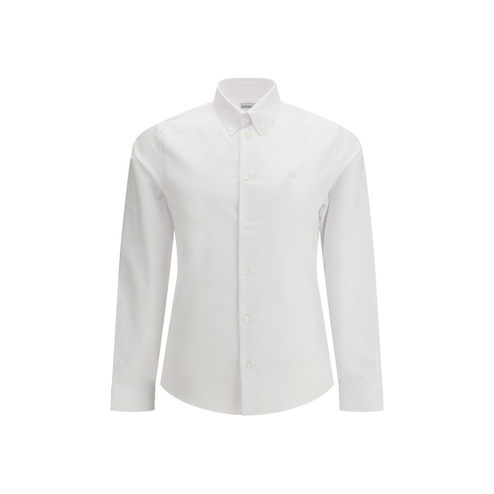 Burberry White Cotton Dress Shirt