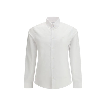 Burberry White Cotton Dress Shirt