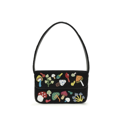 Staud Multicolor Rayon Shoulder Bag